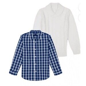 Gap Boys Sweater Shirt Set Size  XL (14/16) Off White/Blue